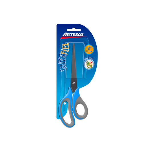 TIJERAS 8" P/OFICINA SUPERFLEX BLISTER PAQ. 12