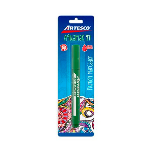 MARCADORES JUMBO AQUAMAX 47 VERDE BLISTER