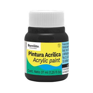 PINTURA ACRILICA 37 ML NEGRA 0552 3