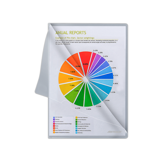 FOLDERS PLASTICOS TRANSPARENTES A4 10/1