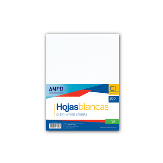 PAPEL BOND 20 (8.5 X 11) BLANCO (75gr) 100/1 (36217)