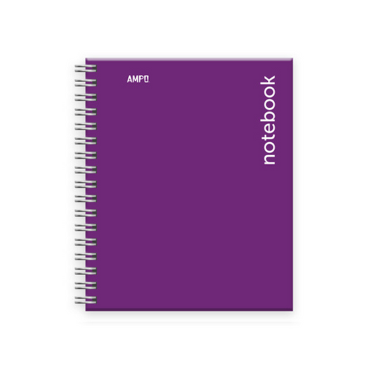 CUADERNO EN ESP. (8.5 X 11) TD 100H MORADO