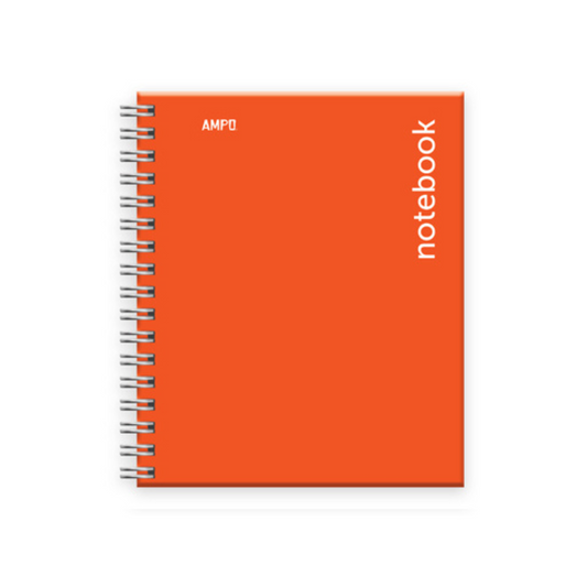CUADERNO EN ESP. (8.5 x 11) TD 100H NARANJA