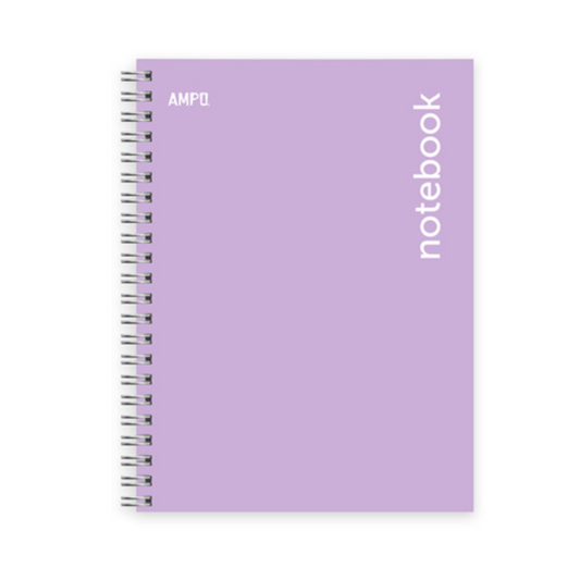 CUADERNO EN ESP. (8.5 X 11) TD 100H LILA