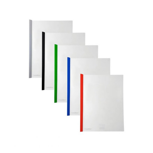 FOLDERS PLASTICO C/VARILLA A4 SURT. 10/1