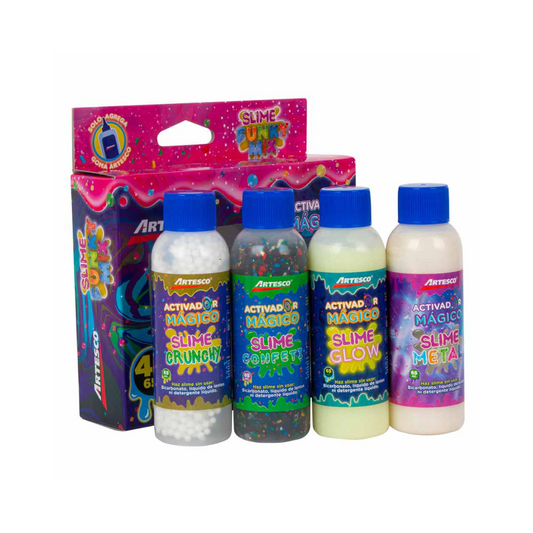 PACK ACTIVADOR SLIME FUNK MIX 65ML 1/4