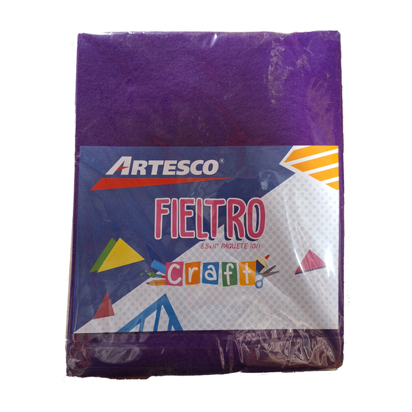 FIELTRO 8.5X11 MORADO 10/1