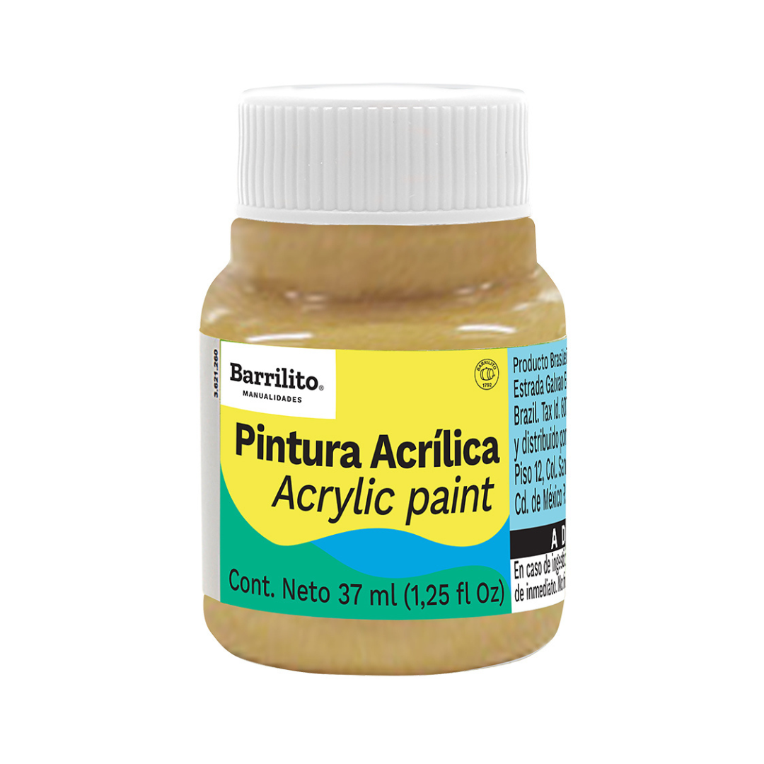 PINTURA ACRILICA METALICA 37 ML ORO VIEJO