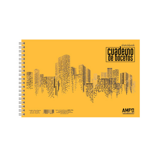 CUADERNO EN ESP. #24 (8.5 X 13) P/DIBUJO 40H 90GRS