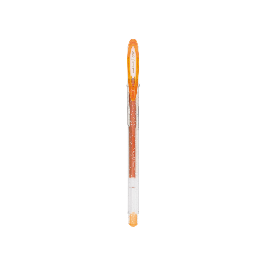 BOLIGRAFOS GLITTER SIGNO SPARKLING NARANJA