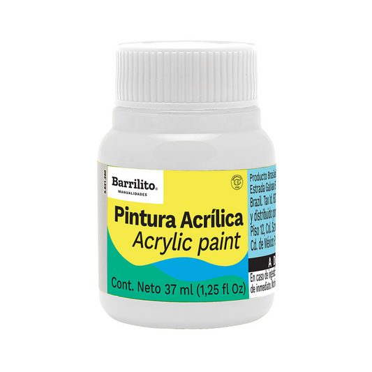 PINTURA ACRILICA 37ML BLANCA 0542 4