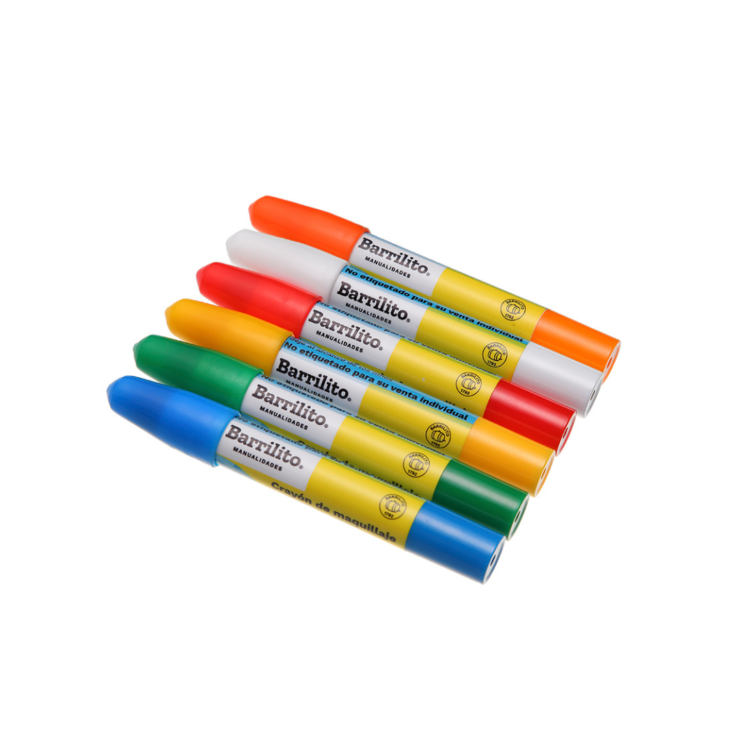 JUEGO CRAYONES PINTACARAS 6/1 SURTIDOS BLISTER