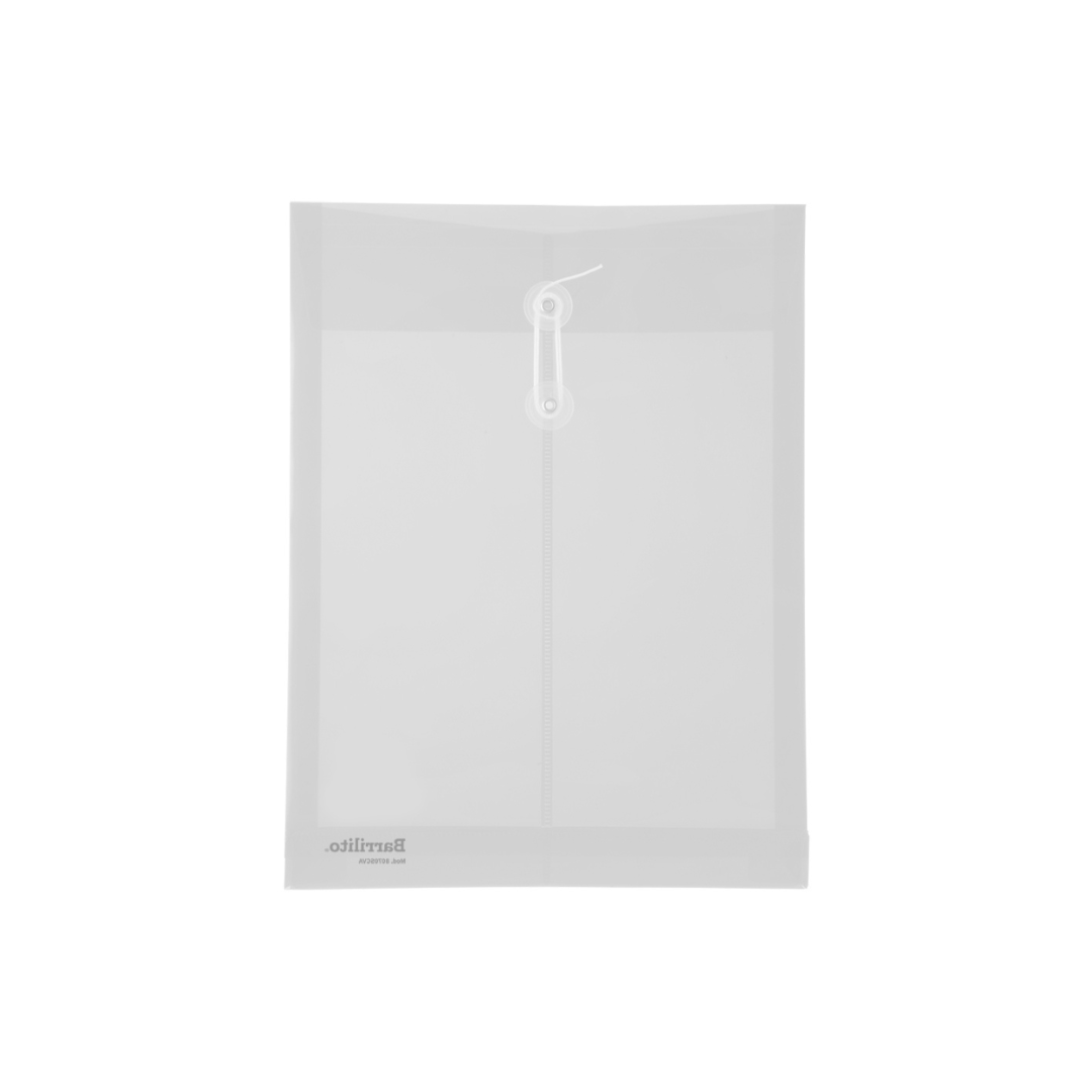 SOBRES PLASTICOS C/CORDON CARTA CLEAR