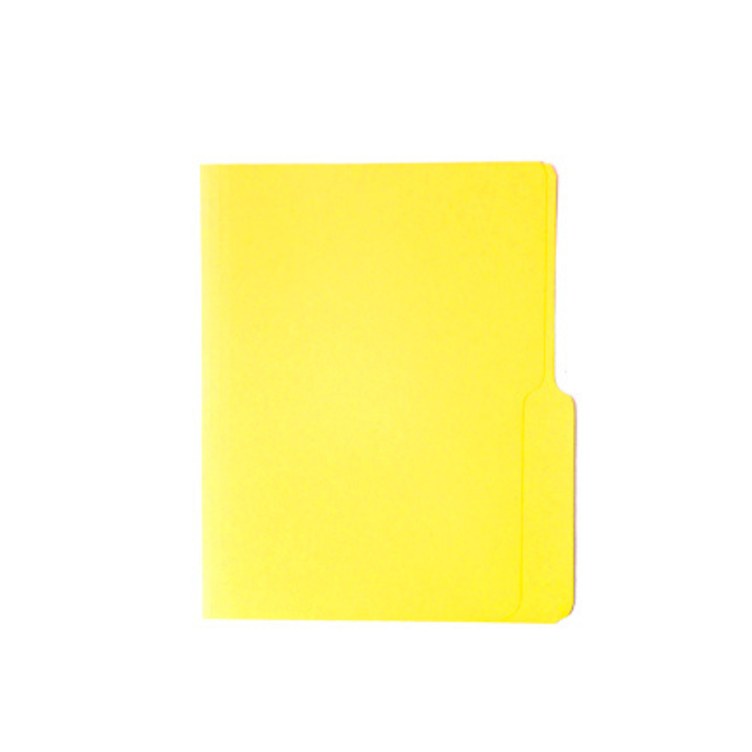 FOLDERS MANILA (8.5 X 11) AMARILLO 125/1 UNIDAD 1