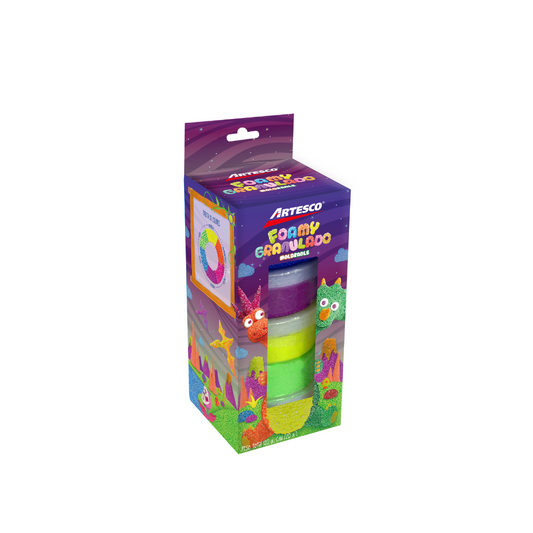 CERAMICA EN FRIO ARTESCO  20 GR GRANULADA 6/1  NEON PAQ. 10