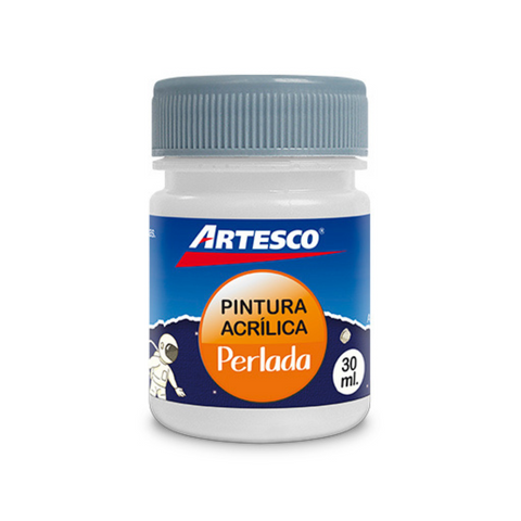 PINTURA ACRILICA PERLADA METALICA 30ML BCA (401) PAQ. 12