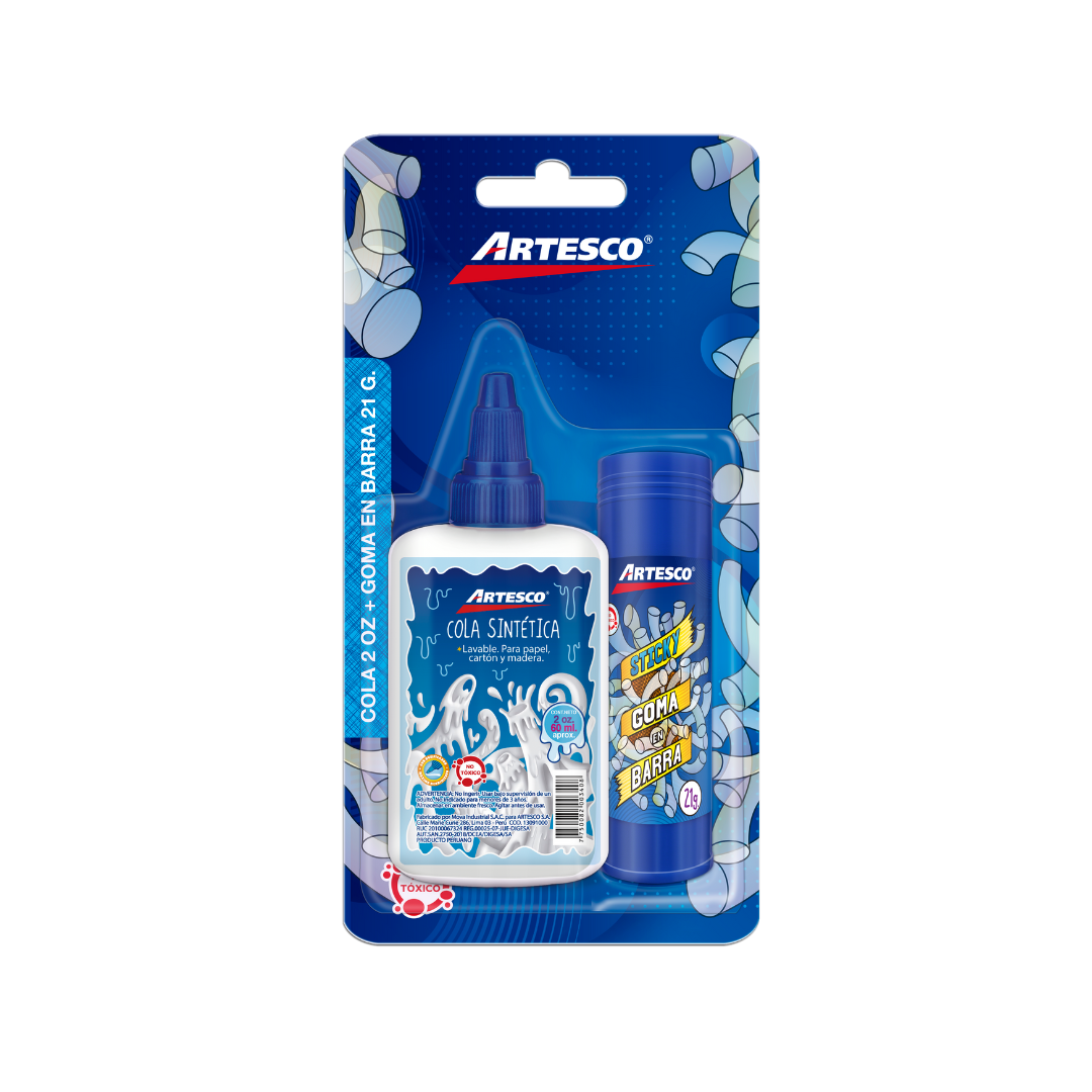 PEGAMENTO EN BARRA STICKY 21GR + EGA 2onz BLISTER