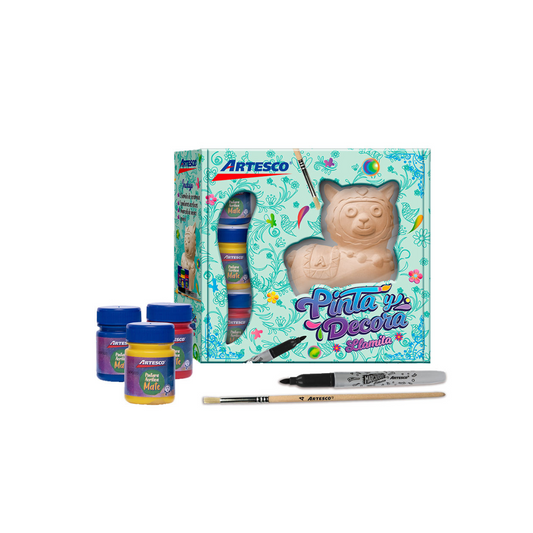 PACK PINTA Y DECORA LLAMITA 6PZS