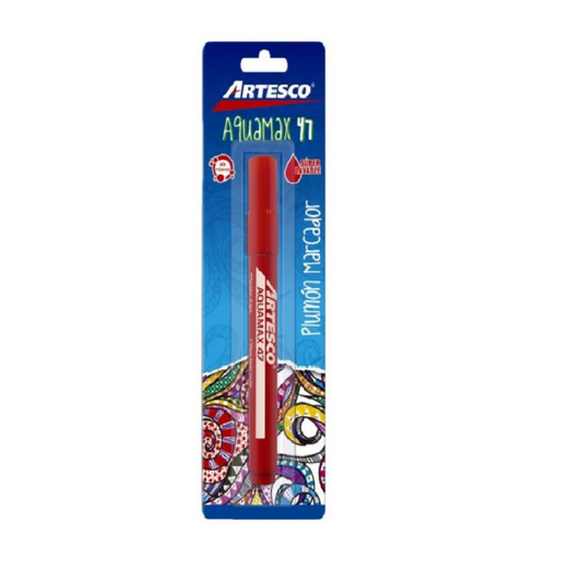 MARCADORES JUMBO AQUAMAX 47 ROJO BLISTER