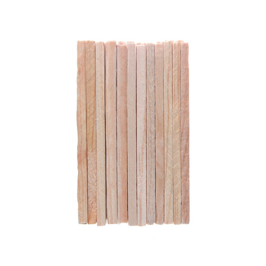 PALITOS CUADRADOS DE MADERA NATURAL (11X0.5)cm 25/1 BL