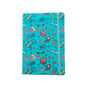 CUADERNO COSIDO C/L A5 GLITTER FUN