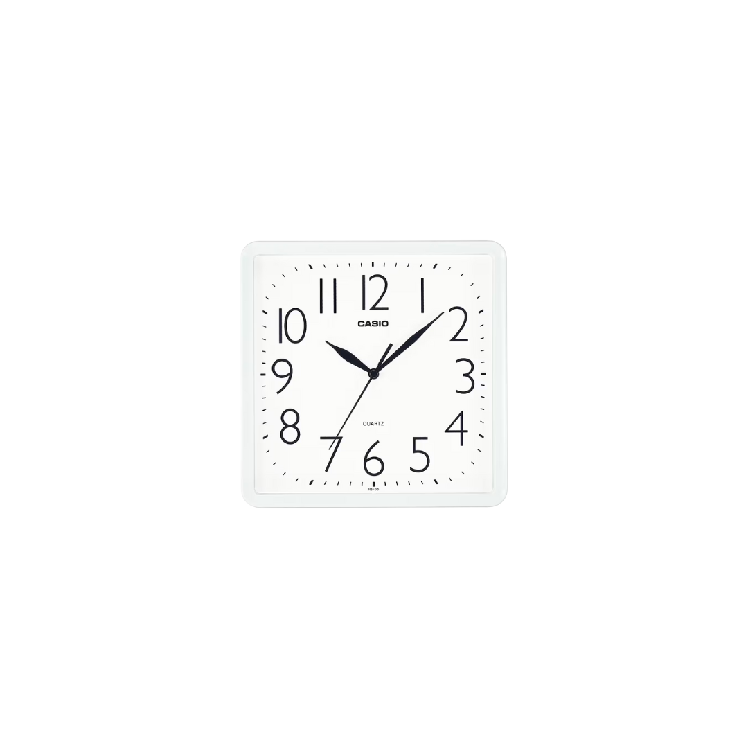 RELOJ DE PARED CUADRADO BLANCO