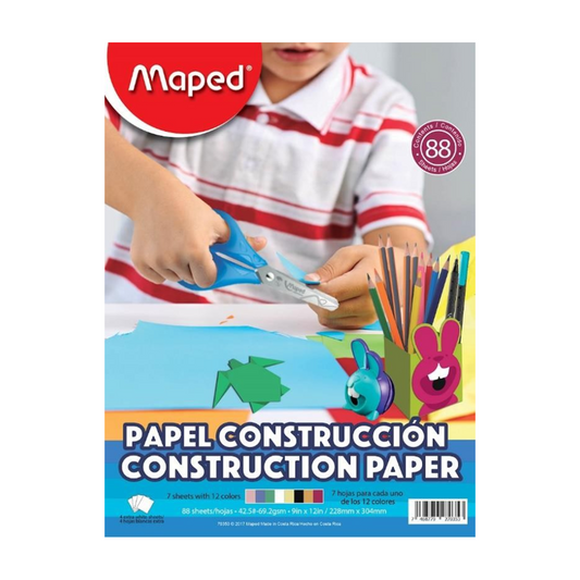 PAPEL CONSTRUCCION ( 9 X 12) 96/1