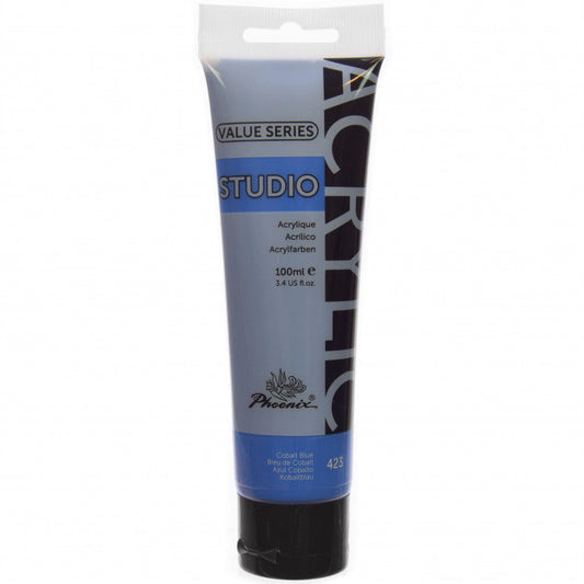 ACRILICA STUDIO (100 ML ) AZUL COBALTO 423