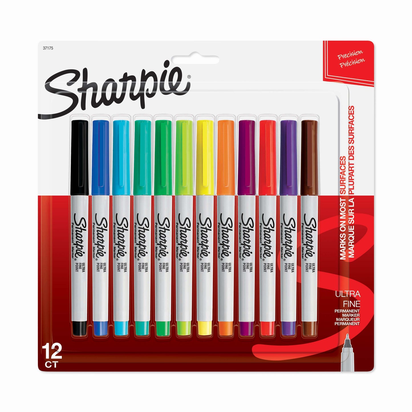 JUEGO DE FELPAS PERMANENTE SHARPIE ULTRA F. 12/1 BL