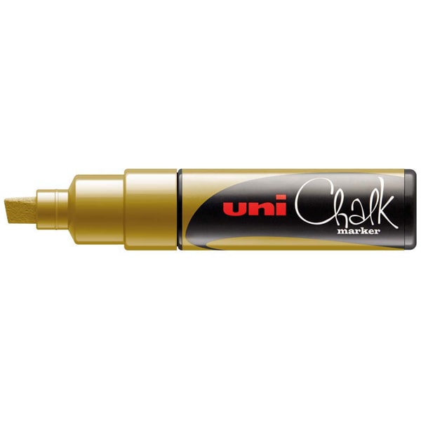 MARCADOR P/PIZARRA BLANCA CHALK (8mm) ORO