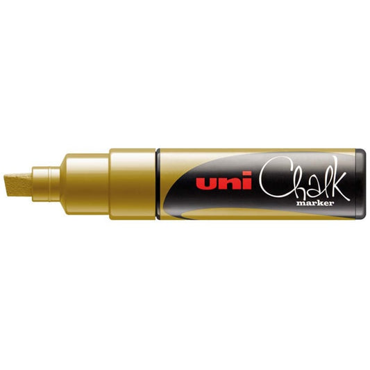 MARCADOR P/PIZARRA BLANCA CHALK (8mm) ORO