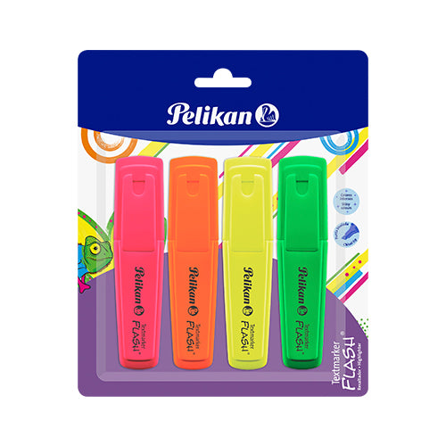 RESALTADOR TEXTMARKER FLASH SURT. 4/1