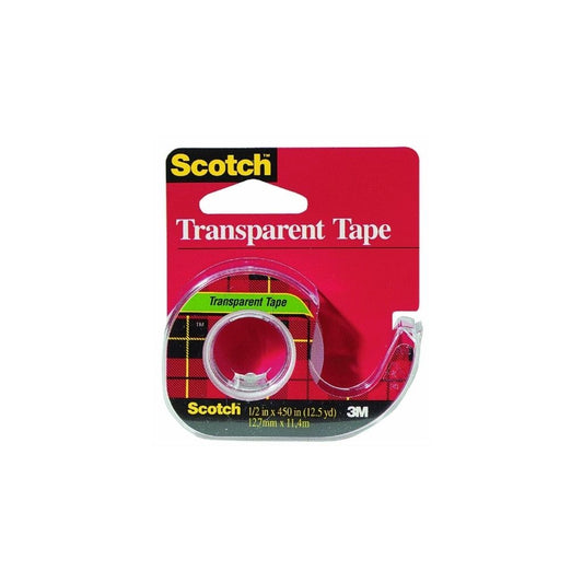 CINTAS PEGANTE C/DISPENSADOR SCOTH (1/2 X 450) PAQ. 12