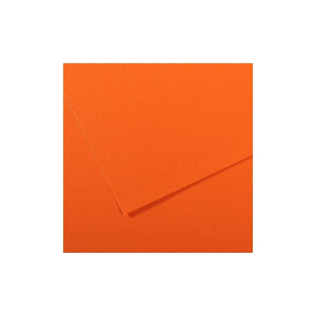 PAPEL MI-TEINTES (50 X 65 cm)NARANJA PAQ. 25