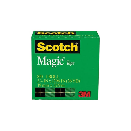 CINTAS ADHESIVAS 3M (3/4 X 27.7 yds) MAGIG TAPE PAQ. 12