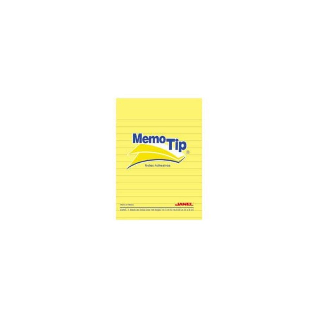NOTAS ADHESIVAS (4 X 6) RAYADO 100/1 #58R PAQ. 12