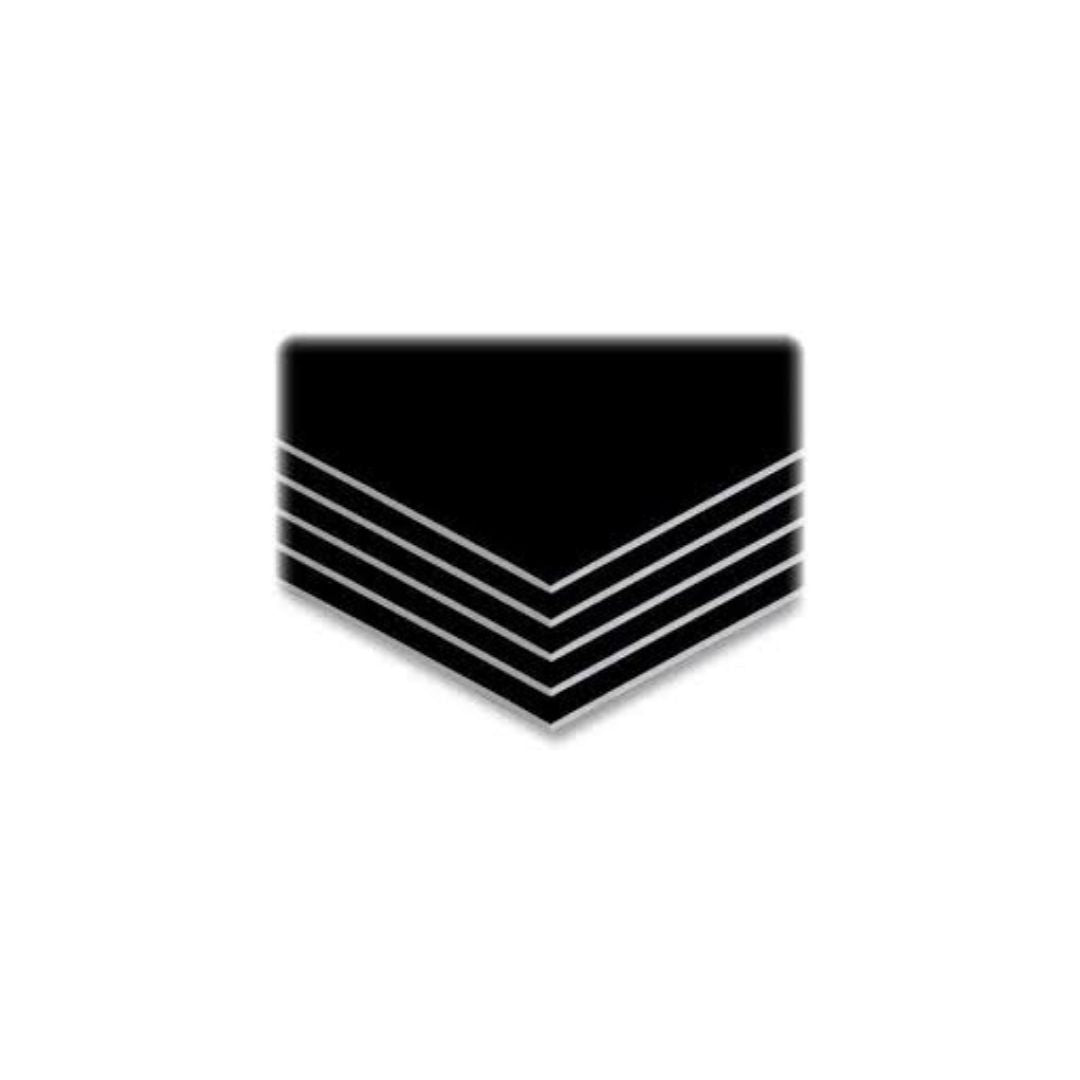 CARTON FOAM BOARD 3/16 (20X30) NEGRO PAQ. 10