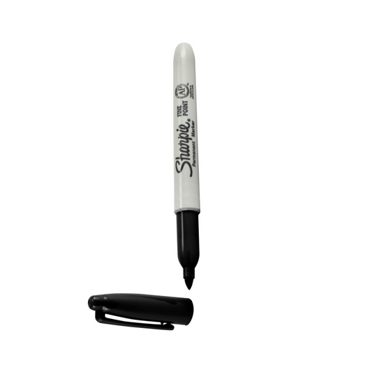 FELPAS PERMANENTE SHARPIE FINA NEGRA PAQ. 12