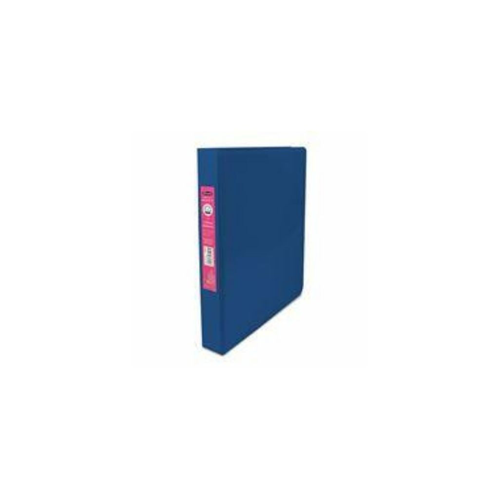 CARPETAS 1" C/PLASTICO FRONTAL AZUL PAQ. 12