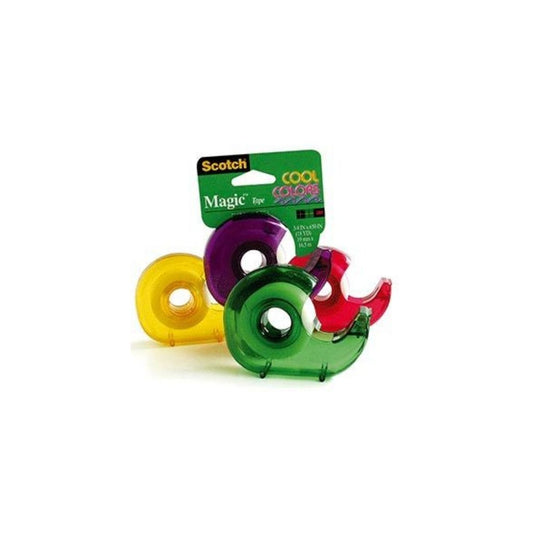 CINTAS PEGANTE C/DISPENSADOR MAGIC TAPE COOL PAQ. 24
