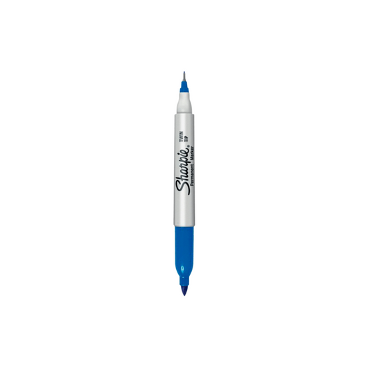 FELPAS PERMANENTE SHARPIE TWIN TIP AZUL PAQ. 12