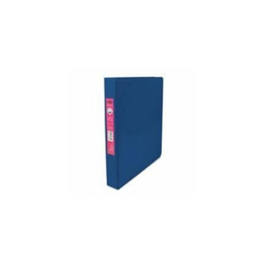 CARPETAS 1/2" C/PLASTICO FRONTAL AZUL PAQ. 24