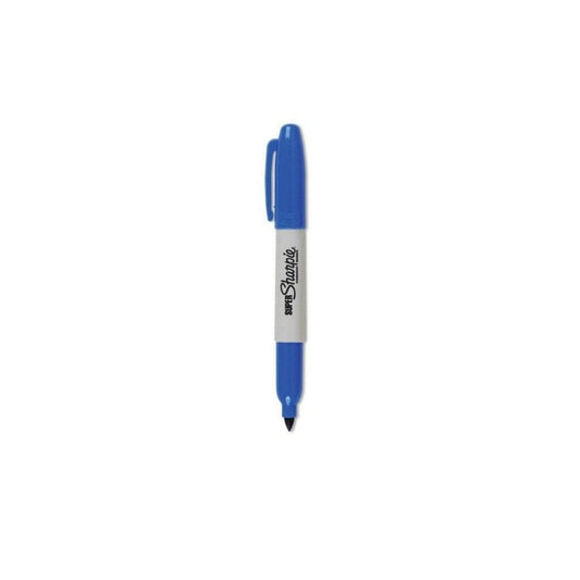 MARCADOR PERMANENTE SUPER SHARPIE AZUL PAQ. 12