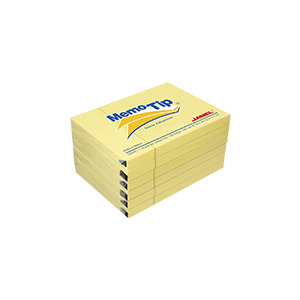 NOTAS ADHESIVAS (3 X 4) AMARILLO #57 PAQ. 6