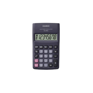 CALCULADORA DE BOLSILLO 8 DIGITOS NEGRA PAQ. 10