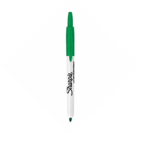 FELPAS PERMANENTE SHARPIE RT FINA VERDE PAQ. 12