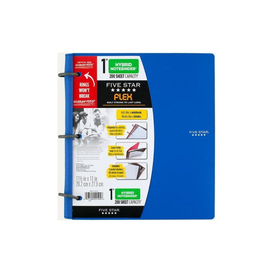 CARPETA FIVE STAR FLEXIBLE T/CUADERNO PAQ. 12