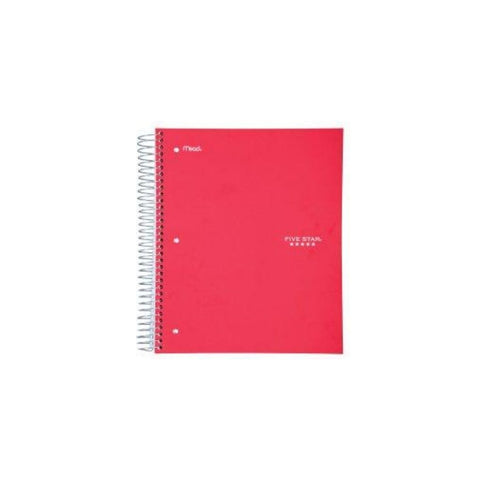 CUADERNO EN ESP. FIVE STAR 5 DIV. PAQ. 12