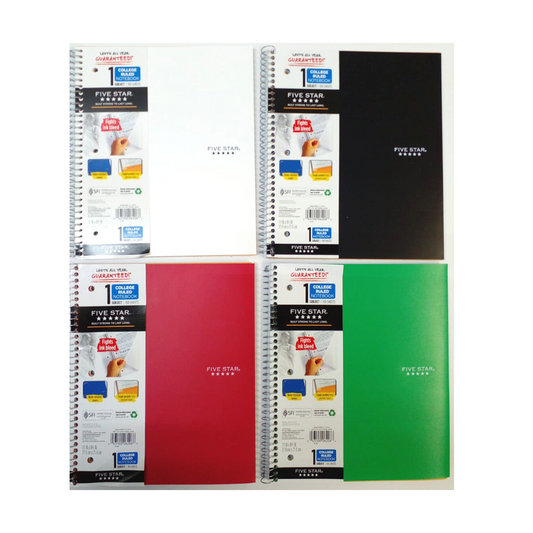 CUADERNO EN ESP. 1DIV. FIVE STAR