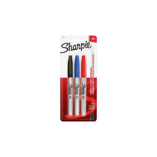 JUEGO DE FELPAS SHARPIE FINA  3/1 BL PAQ. 6